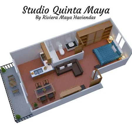 Quinta Maya | 1Br | Studio| Puerto Aventuras